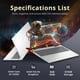 thumbnail image 3 of Laptop HP Pavilion 15.6" táctil i5-1235U 8 GB 672 GB SSD, 3 of 9