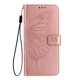 thumbnail image 2 of Funda cartera mariposa para Samsung Galaxy S25 Edge con soporte y ranuras para tarjetas Oro rosa, 2 of 5