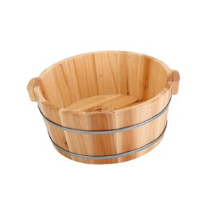 Ioensy - Lavabo Para Pies De Madera, Suministro Para El Hogar, Lavabo Para Remojo De Pies, Bañera, 16X36Cm A