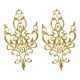 thumbnail image 2 of Apliques Bordados Para Coser Parches Bordados De Flores Para Disfraces De Cosplay Dorados, 2 of 5