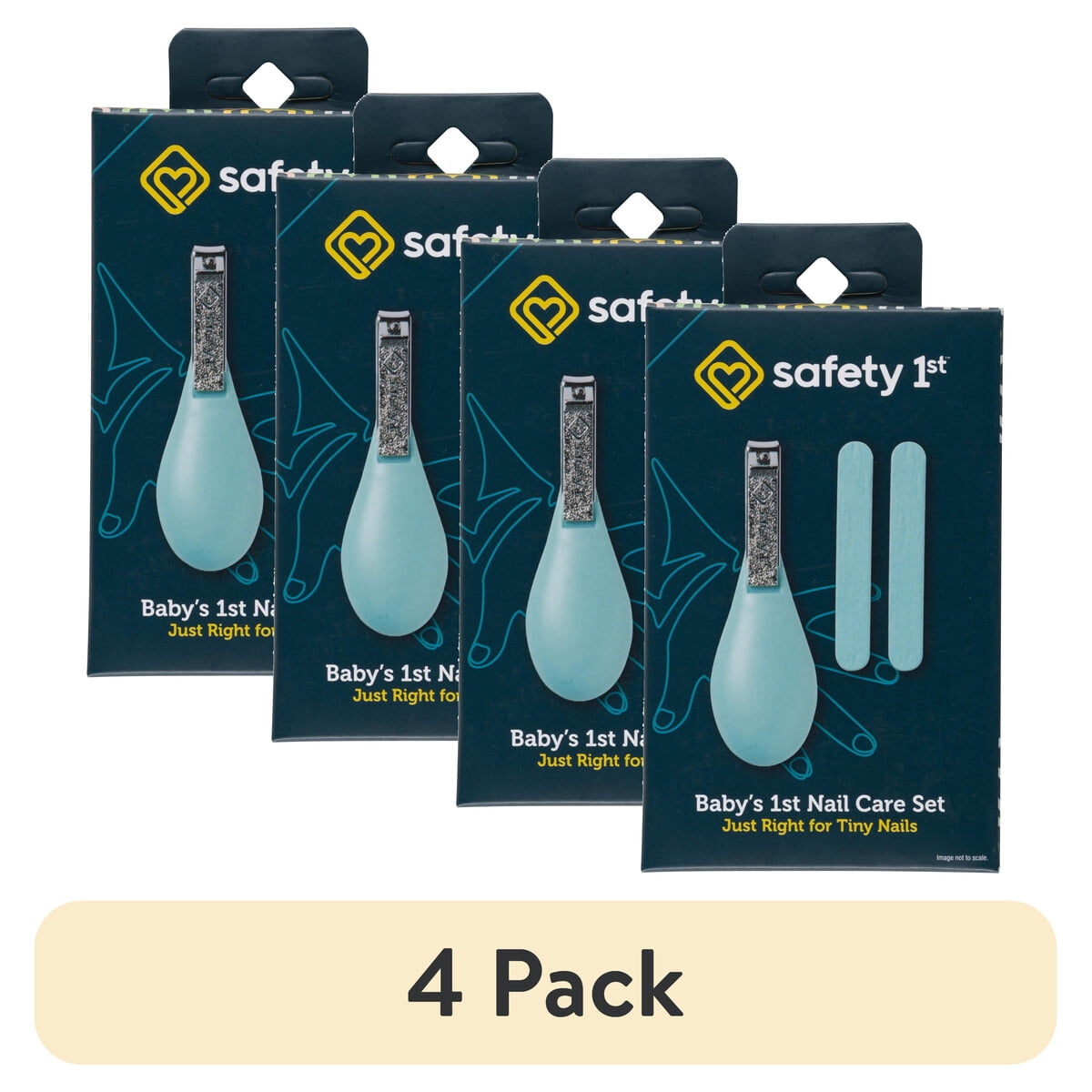 Set Cortauñas Y Lima Safety 1st 4 Pack Bebé Compacto