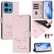 thumbnail image 1 of Funda Cartera para Motorola MOTO G75 con Bloqueo RFID, Cierre Magnético y Ranuras Tarjetas Rosa, 1 of 6