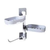 Importclick - Soporte Organizador Giratorio Repisa Jabonera Toallas Baño