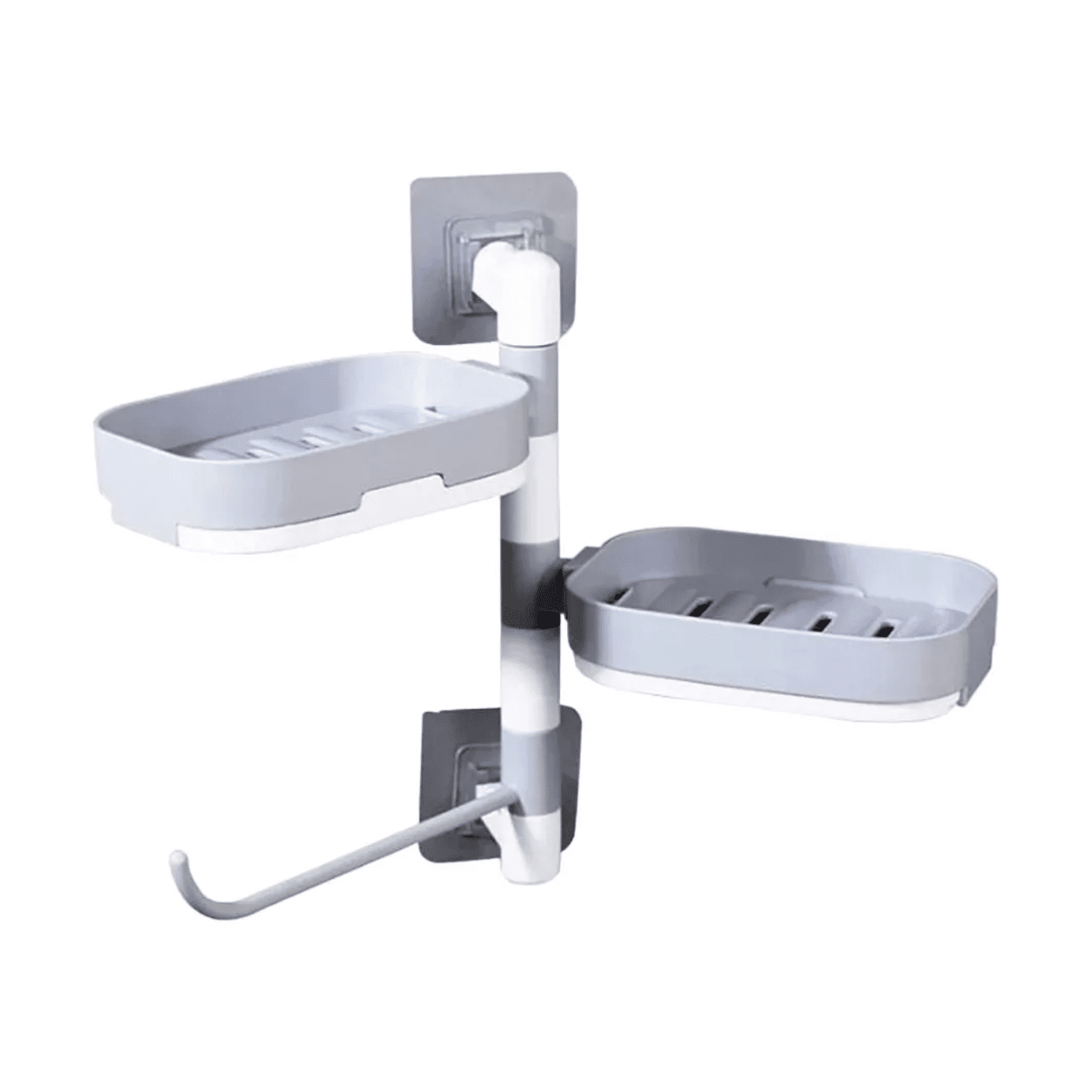 Importclick - Soporte Organizador Giratorio Repisa Jabonera Toallas Baño