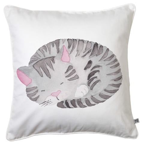 Tuyo Print - Cojín Gato Acuarela 45X45