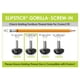 thumbnail image 5 of Niveladores Para Muebles Gorilla Outdoor De Nylon De 22 Mm Paquete De 8, 5 of 8