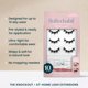 thumbnail image 4 of Kit de Pestañas Postizas FlutterHabit 6–15 mm con Pegamento, 4 of 7