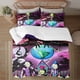 thumbnail image 1 of Invader Zim Face on print Soft Bed Set Lightweight 3 Pieces Bedding Sets for All Season Comforter Set Easy Care, 1 of 5