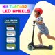 thumbnail image 3 of Scooter para niños pequeños HighMaster de 3 ruedas con luces en las ruedas azul, 3 of 6