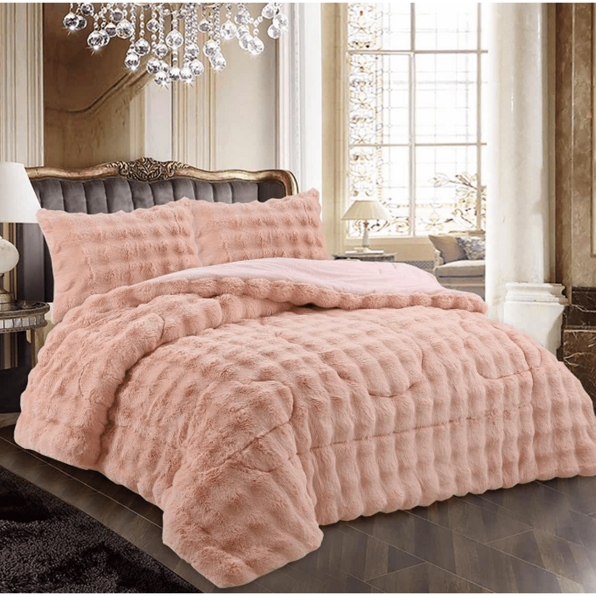 Tecnocasa - Cobertor Peludo De Felpa Con Chiporro 2 Plazas