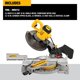 thumbnail image 5 of Reacondicionado Sierra ingletadora compuesta DEWALT DWS713R 120 V 15 A 254 mm renovada, 5 of 9