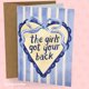 thumbnail image 5 of Tarjeta de felicitación Good Egg Greetings 13 x 18 cm Galentine’s, 5 of 7