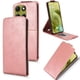 thumbnail image 5 of Funda tipo folio para Motorola Moto G86 5G con soporte magnético y protección para la cámara Oro rosa, 5 of 6