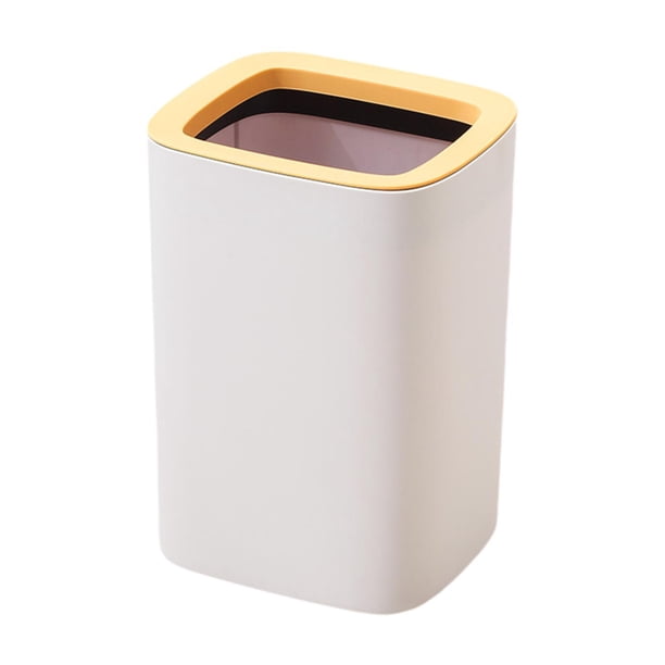 Basurero Fácil de Limpiar Contenedor de Gran Capacidad Cubo de Basura Basurero Tamaño L (Basurero)