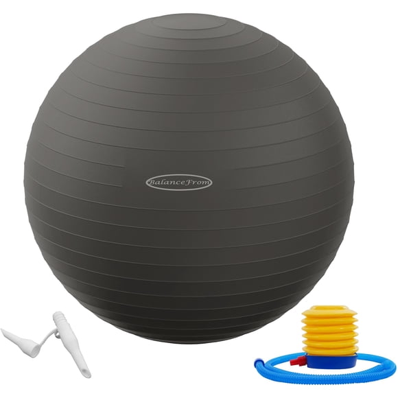 Pelota de Ejercicio Fitvids Antiexplosión Antideslizante Gris S 38-45cm