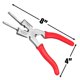thumbnail image 3 of Alicates de soldadura Mig Strong Hand Tools PM08 de 20 cm con cara de martillo, 3 of 9