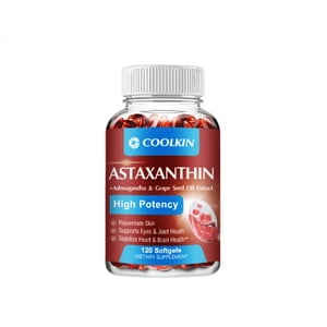 Coolkin Naturals - Astaxantina Bioastin High Potency 24Mg Potente Antioxidante