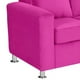 thumbnail image 3 of Sofa Kendy 3c Felpa 12 Fucsia, 3 of 6