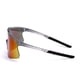 thumbnail image 4 of POLASUP GAFAS LENTES DE SOL Gafas de sol deportivas con lentes iridiscentes azul y rojo, montura transparente y negra. Diseño aerodinámico, protección UV 400. Perfectas para ciclismo, 4 of 9