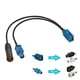 thumbnail image 2 of Divisor de antena de coche Bingfu Fakra Z hembra macho a DIN 15 cm, 2 of 8