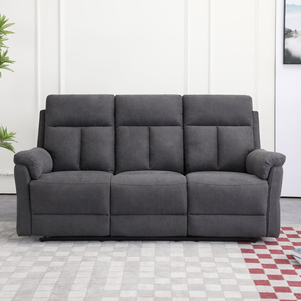 Zoy Home - Reclinable 3c Beijing Tela Grafito