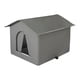 thumbnail image 1 of Casa Para Gatos Al Aire Libre, Cama Para Perros, Casa Para Perros, Refugio Cálido Y Aislado Para Gatos Callejeros, Color Gris S, 1 of 5