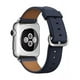 thumbnail image 1 of Correa Cuero Compatible Iwatch Apple Watch 42/44/45mm Azul, 1 of 2