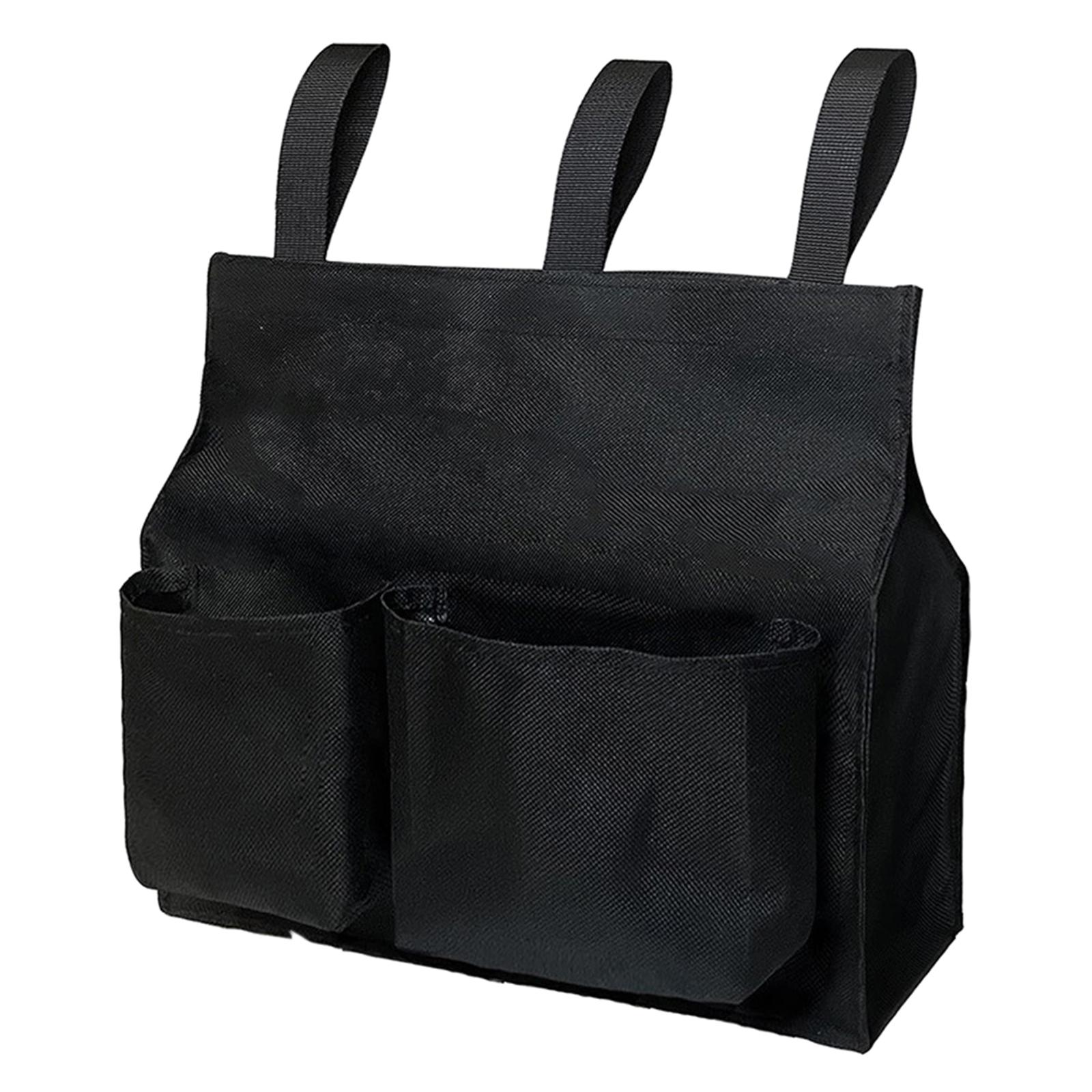 Magideal - Bolsa De Pelota Para Árbitro De Softbol, Calidad Del Equipo De Árbitro Negra, Resistente Al Desgaste, Bolsa Para Árbitro De Softbol De Béisbol De Tela