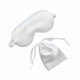 thumbnail image 1 of Máscara para dormir QSYW de satén blanco con bolsa de almacenamiento, 1 of 7