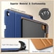 thumbnail image 5 of Funda para tablet MoKo para iPad 11" A16 y 10.ª generación, cuero azul marino, 5 of 8