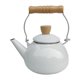 thumbnail image 4 of Tetera De Esmalte De 1,5 L, Tetera De Porcelana Retro Para Decoración De Cocina, Restaurante, Hogar, Color Blanco, 4 of 5