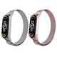 thumbnail image 1 of Juego de 2 Correas Magnéticas de Metal para Mi Band 7 6 5 4 3, Pulseras de Reloj Inteligente de Acero Inoxidable Ajustables, 1 of 7