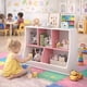thumbnail image 5 of Biblioteca Organizador Infantil Estante Moderno 6cubos 90x76 Rosa, 5 of 6