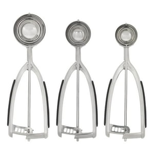 Juego De Cucharas Para Masa De Galletas Kitchenaid De Acero Inoxidable Negro