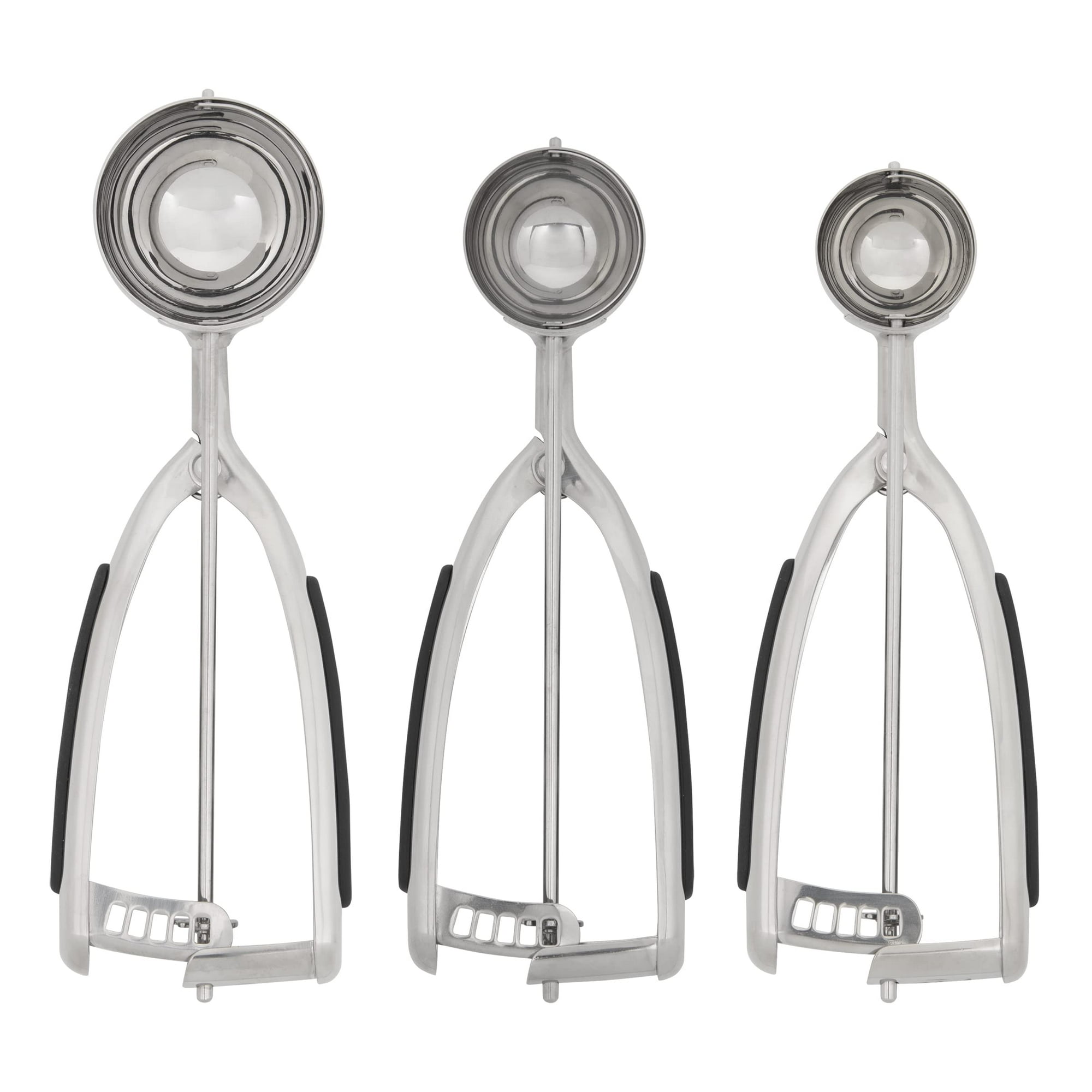 Juego De Cucharas Para Masa De Galletas Kitchenaid De Acero Inoxidable Negro