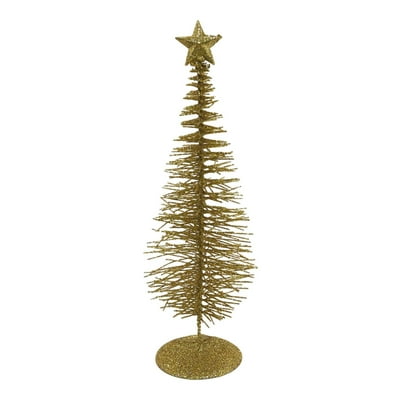 Árbol De Navidad Decorativo De Metal 30Cm, Color Surtido, 1 Un  Holiday Time