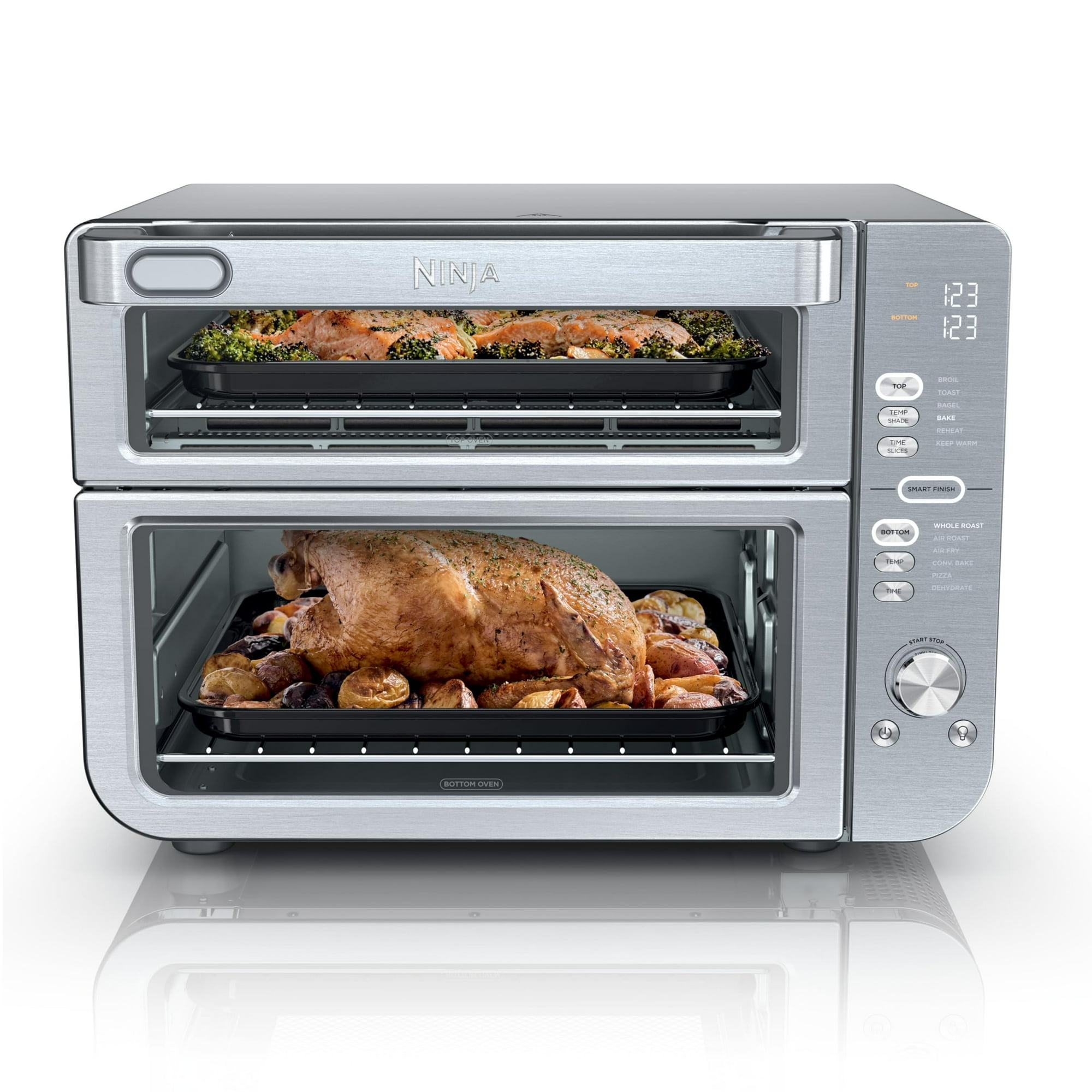 Ninja - Horno De Sobremesa Y Freidora Double Stack Xl Dct601 Reacondicionado