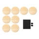 thumbnail image 3 of 8 Posavasos De Madera Sin Terminar Con Almohadillas Antideslizantes Para Tallar, Te?ir Y Decorar El Hogar., 3 of 5