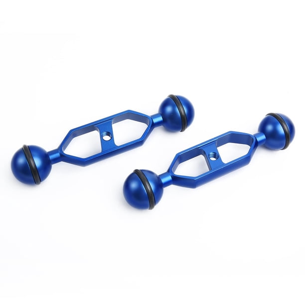Brazo de extensión subacuático de aleación de aluminio LetonPower Blue 5 (paquete de 2)