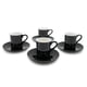 thumbnail image 1 of Set 4 Tazas Y Platos 90ml Wayu Expresso 8 Piezas Cafe Expresso, 1 of 3