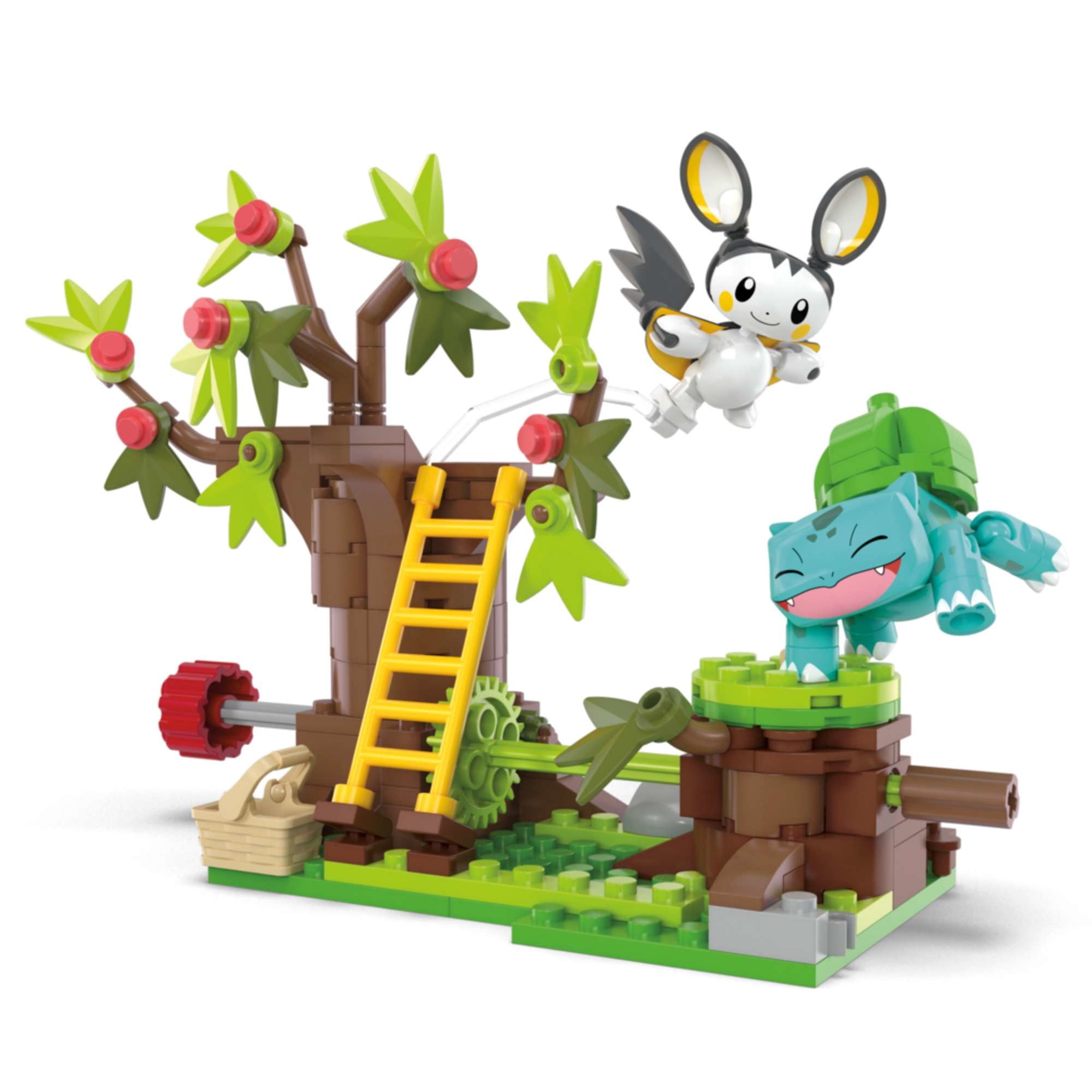 Legos Y Bloques Bosque Encantado Emolga Bulbasaur- Juguete Armable - Mega