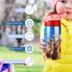 thumbnail image 5 of SandlandBotella de Agua con Tapa Pop Top de Un Toque, Acero Inoxidable, a Prueba de Fugas, para Deportes, Botella Infantil rosa 12 oz, 5 of 6