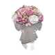 thumbnail image 3 of Flores Artificiales Ramos De Boda Hechos A Mano Para Ceremonia De Fotografía De Boda Violeta Blanco, 3 of 3