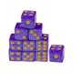 thumbnail image 5 of Dados De Juego De 10x0,6 Pulgadas, Material Didáctico Para Juegos De Mesa, Juegos De Rol, Ense?anza De Matemáticas, Amarillo Violeta, 5 of 5