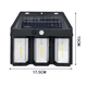 thumbnail image 3 of Foco Solar Exterior 3 Luces Led Sensor Movimiento Impermeable, 3 of 8