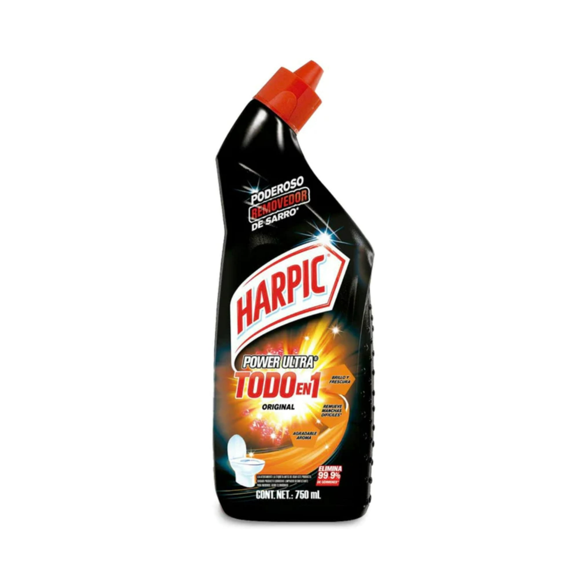 Limpiador Desinfectante Inodoro Harpic Max Power 750 Ml