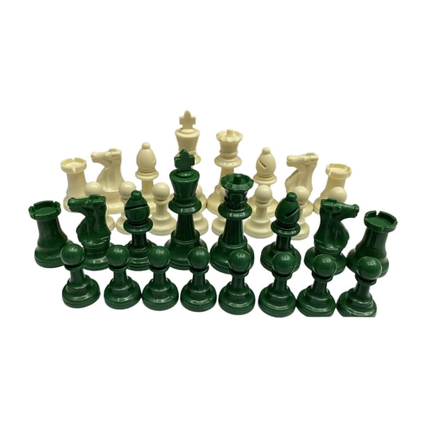 32 Piezas De Ajedrez, Juego De Estrategia, Figuras De Rey, Para Viajes, Interiores Y Adultos.