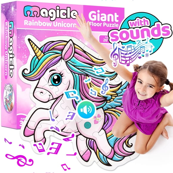 Floor Puzzle Team Power Unicorn, 35 piezas, para niños de 4 a 6 años