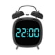 thumbnail image 1 of Reloje de alarma LED electrónica Doble Bell Decoración del hogar Grandes números Descripción Alarma fuerte para la oficina Sleepers pesados ​​Room Azul, 1 of 5