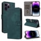 thumbnail image 4 of Funda Billetera para iPhone 14 Pro Max con Soporte - Cartera de Cuero con Ranuras Verde, 4 of 5